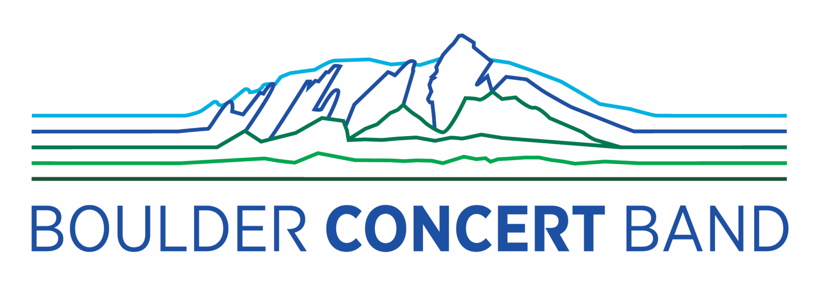 Boulder Concert Band logo by Clyde Mason
