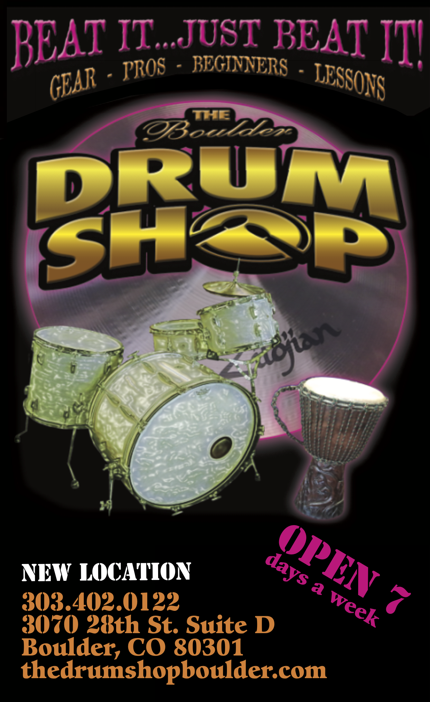 Boulder Drum Shop